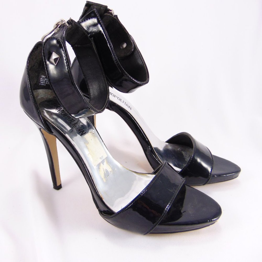 COSMOPOLITAN Ankle Strap Platform Stiletto Heels